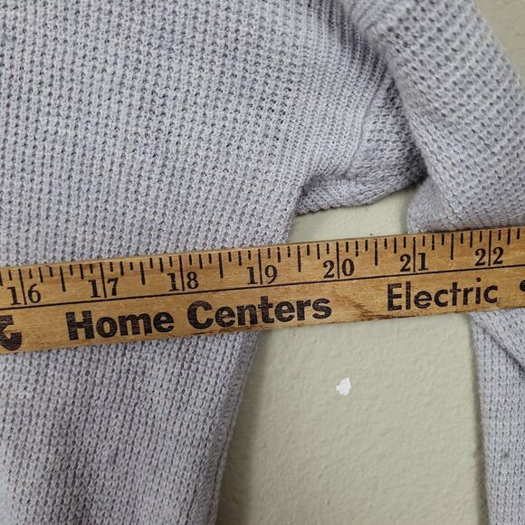 Prana Womens Beige Cotton Blend Knit V Neck Long Sleeve Pullover Sweater Size S - Picture 8 of 9